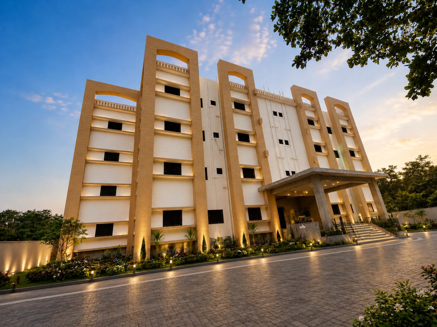 Interior of paying ward with electrification at Government Medical College Hospital Nagpur