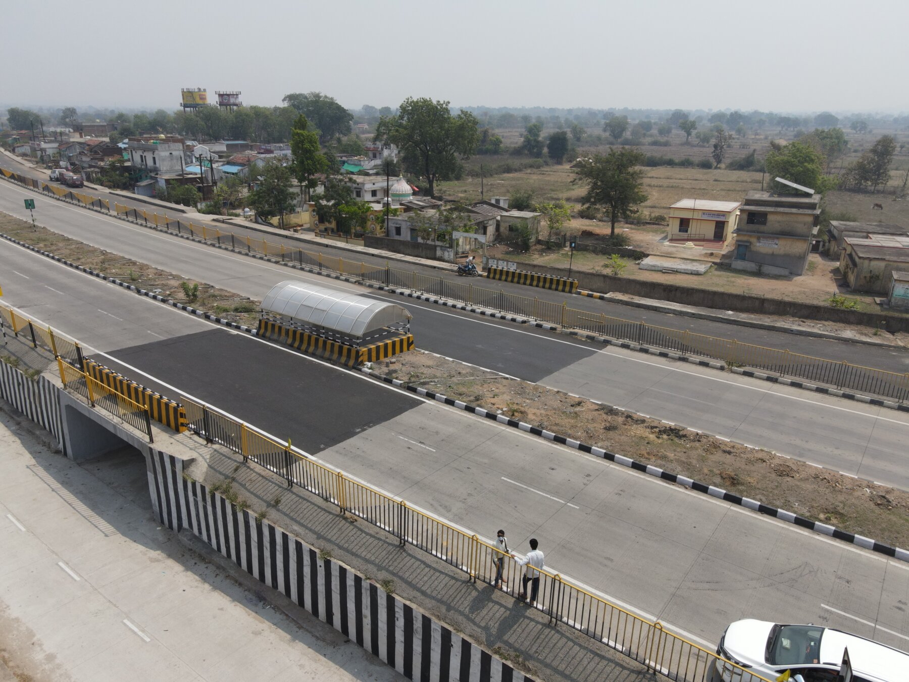 Pedestrian underpass constructed at Km 685 on NH-44 Jabalpur-Nagpur section