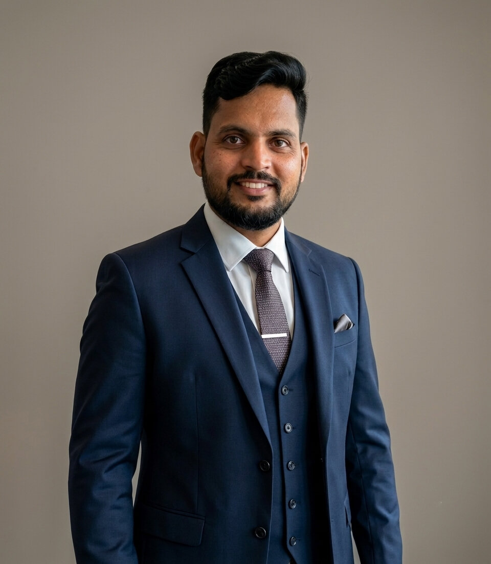 Portrait of Amit Pandey, Deputy Project Manager