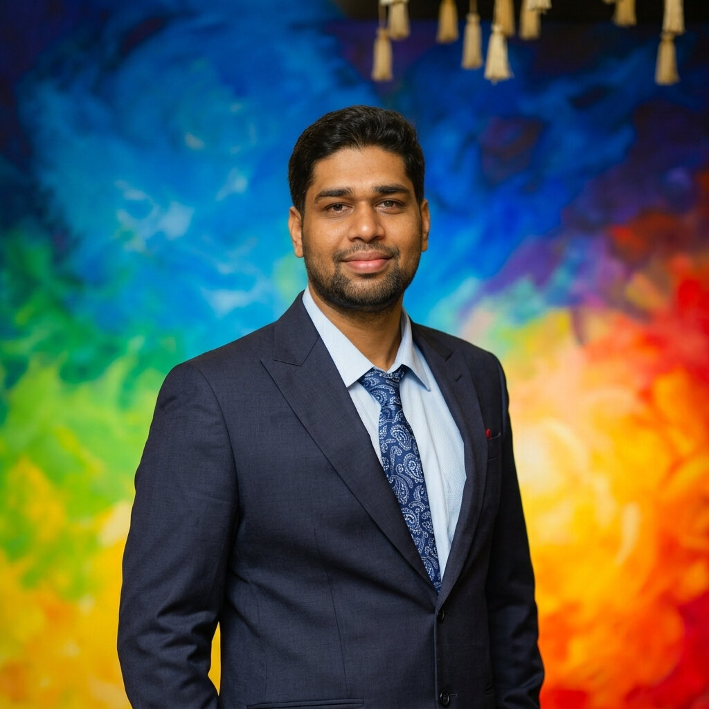 Portrait of D Anant Reddy, Managing Director