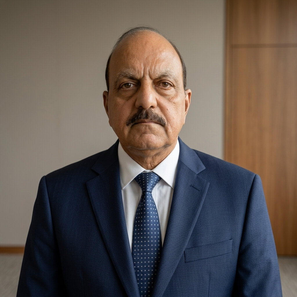 Portrait of Ashok Rawat, General Manager (Technical)
