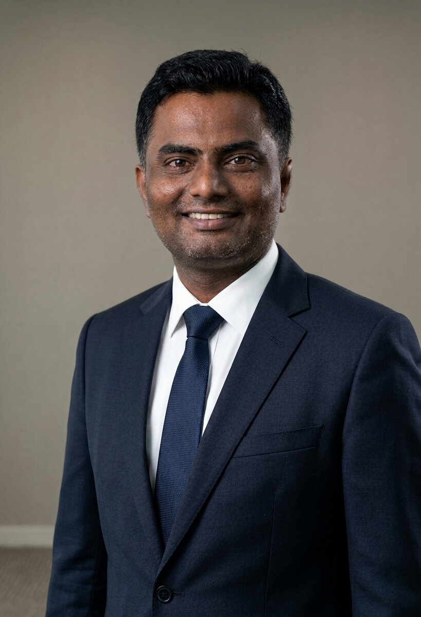 Portrait of Mujeeb Ansari, Chief Project Manager